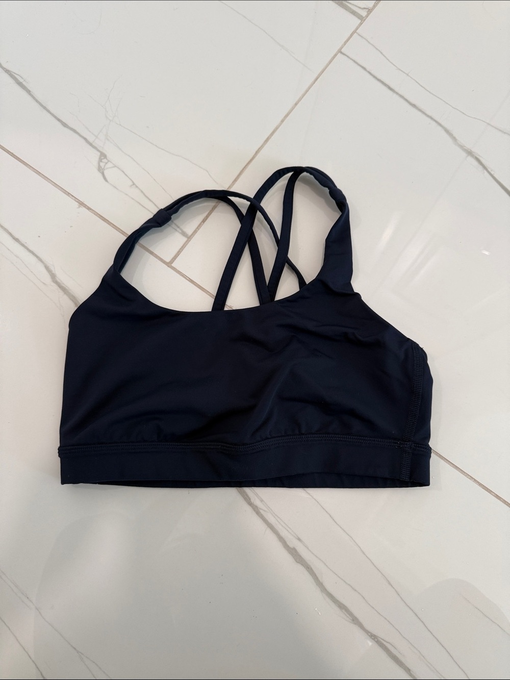lululemon athletica Navy Energy Sports Bra size 6